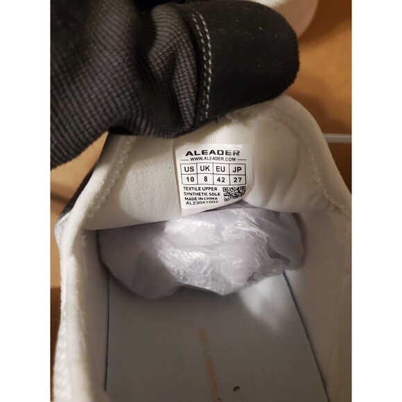 Aleader Womens Energycloud White Pink Size 10 Lace Up Casual Athletic Shoes - Picture 5 of 5